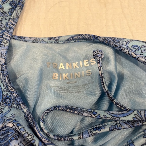 Frankie’s Bikinis “Honey” One Piece in Blue Paisley (PR) - Picture 6 of 6